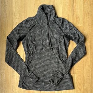 Lululemon Athletica Gray Long Sleeve Zip Up